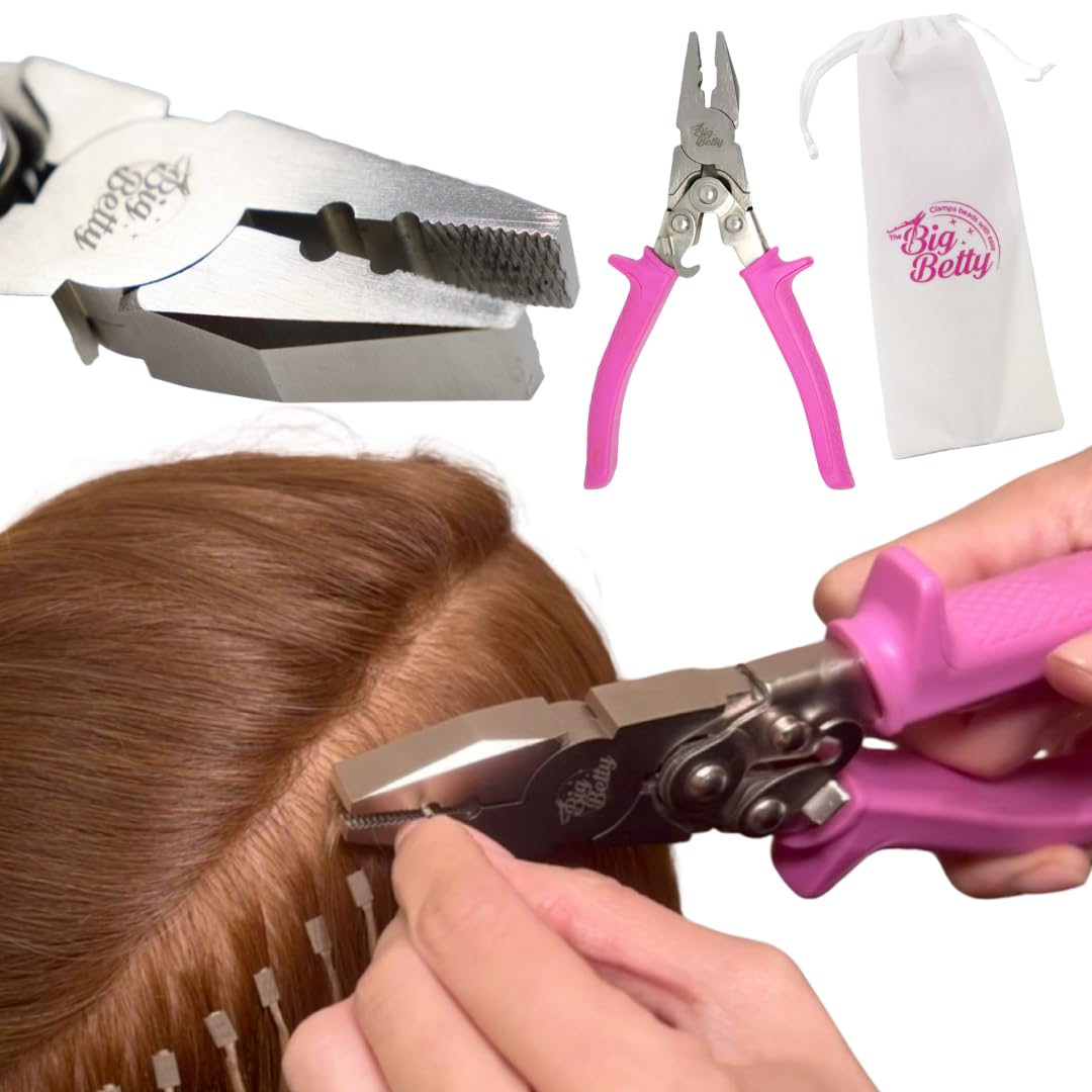 Pince Big Betty remorque-keratine-extensions: précision lors du retrait.