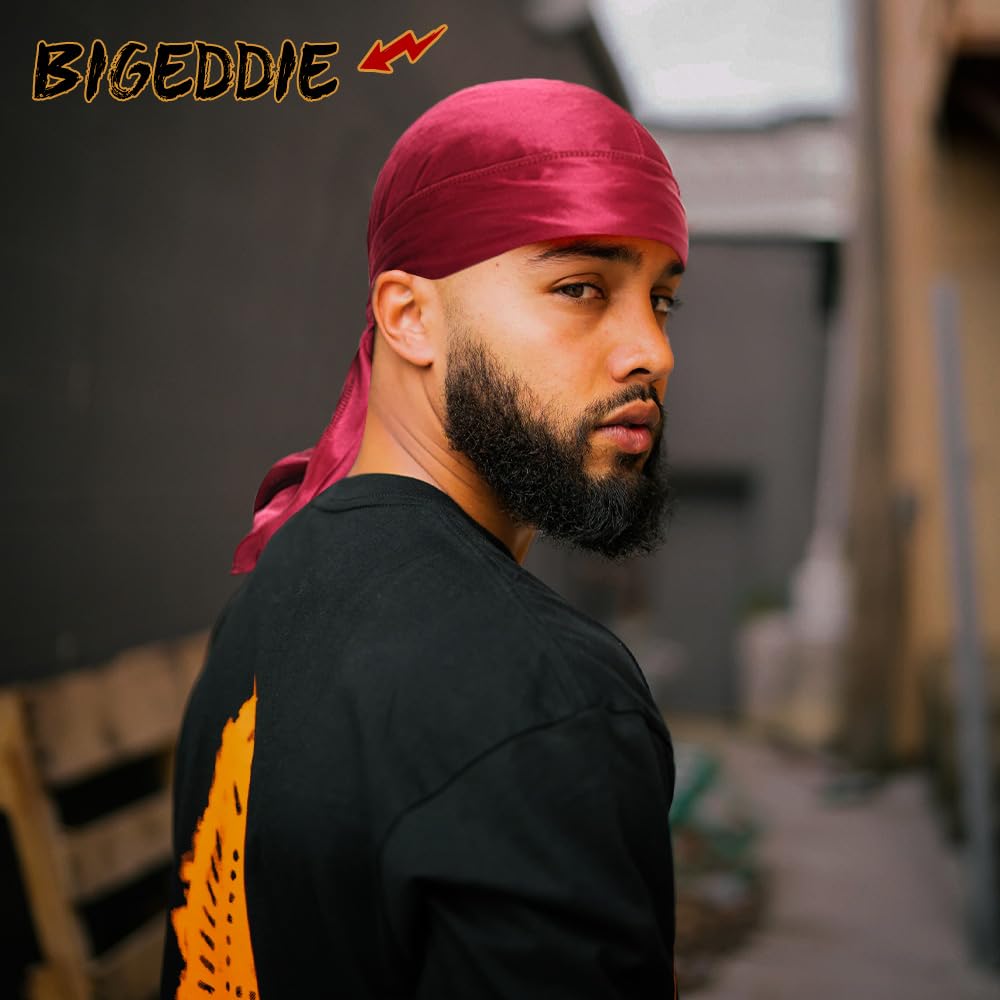 Cadeau idéal : durags BIGEDDIE multicolores.