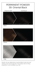 Bigen #59 Oriental Black Poudre — mélange avec eau facile pour démarrer la coloration sans effort