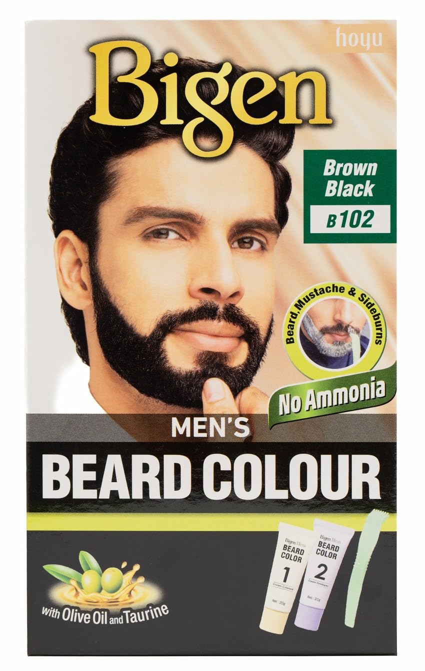 Bigen Barbe Color rendu naturel et discret.