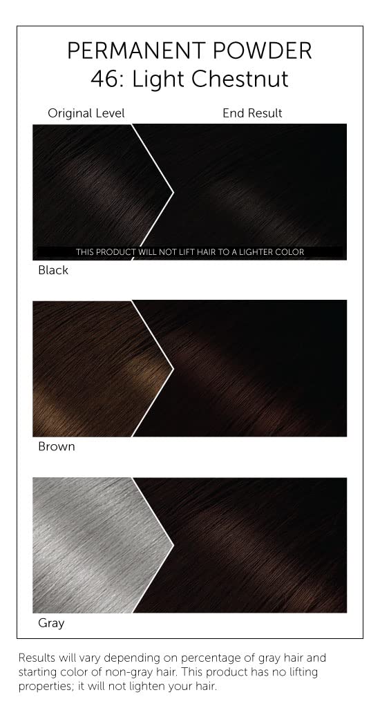Bigen Résultats couleur brun clair, tenue naturelle et uniforme.