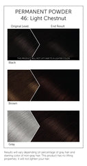 Bigen Résultats couleur brun clair, tenue naturelle et uniforme.