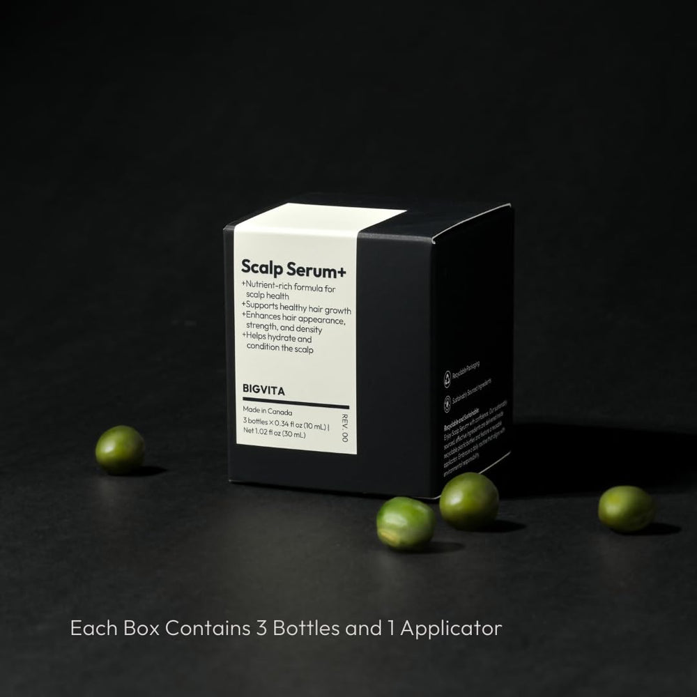 BIGVITA Scalp Serum usage quotidien: routine capillaire simple et efficace.
