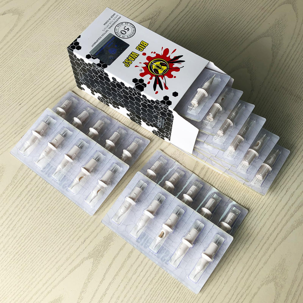 Emballage individuel BIGWASP cartouches : hygiène et traçabilité garanties.