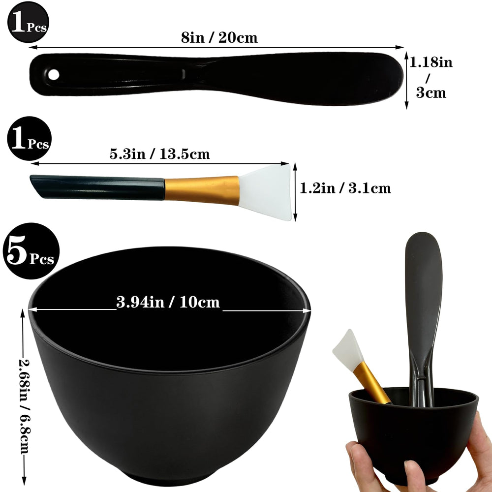 Bol masque silicone Bigwinyep, parfait pour mélanger soins facaux.