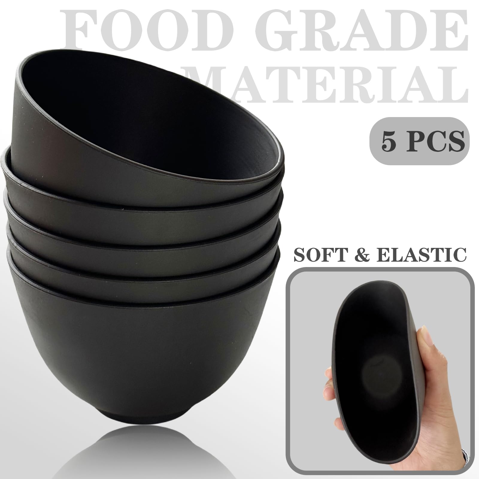 Bol silicone Bigwinyep, nettoyage facile et longue durée.