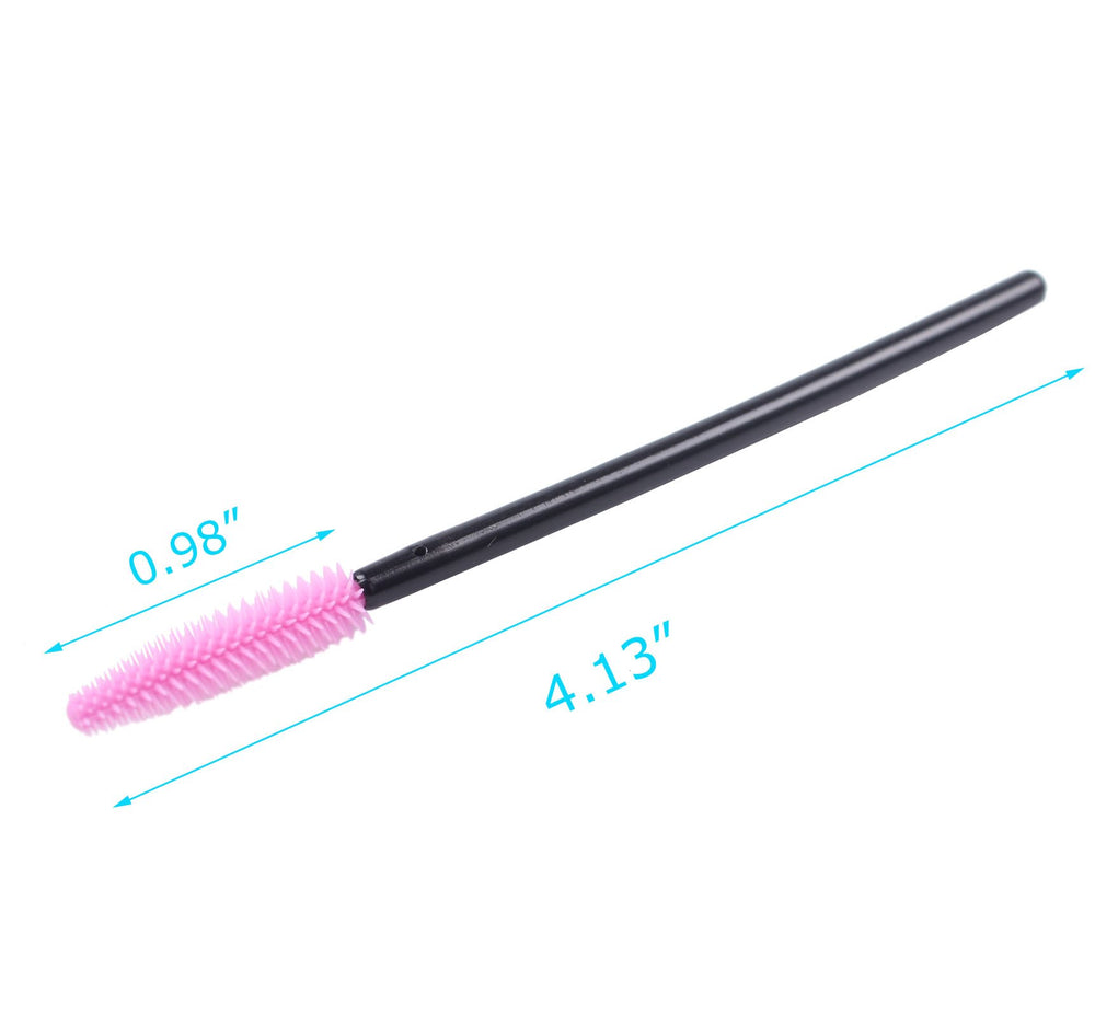 BIHRTC brosse cils sourcils silicone jetable pliable, offre une utilisation facile.