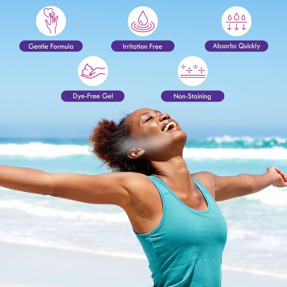 Bikini Zone bikini-area application showing soothing care after shaving.