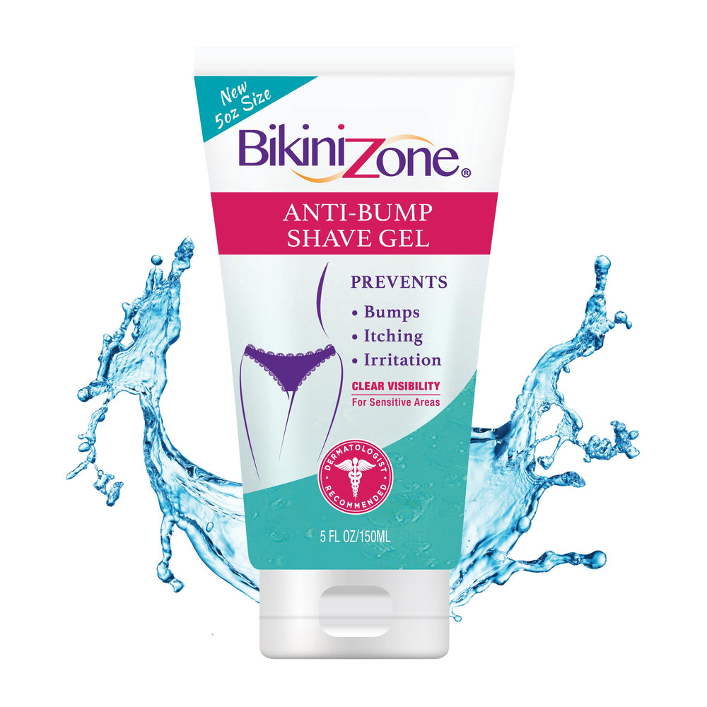 Bikini Zone Gel anti-bump pour une application précise lors du rasage intime.