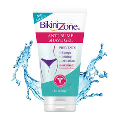 Bikini Zone Gel anti-bump pour une application précise lors du rasage intime.