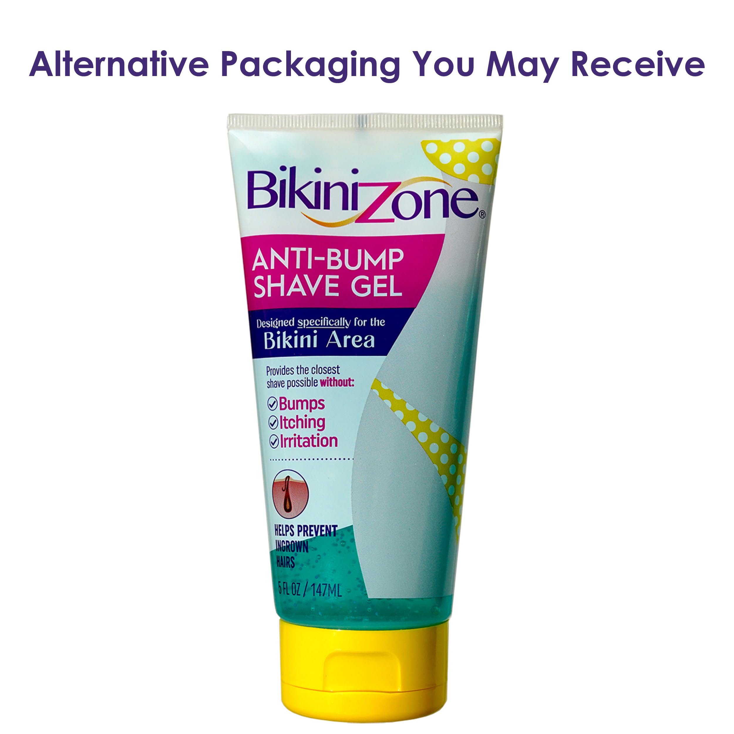 Gel Bikini Zone anti-bump, gel transparent offrant visibilité et précision.