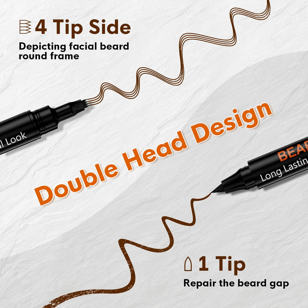 BIKTIC stylo barbe deux recharges assurant densité naturelle.