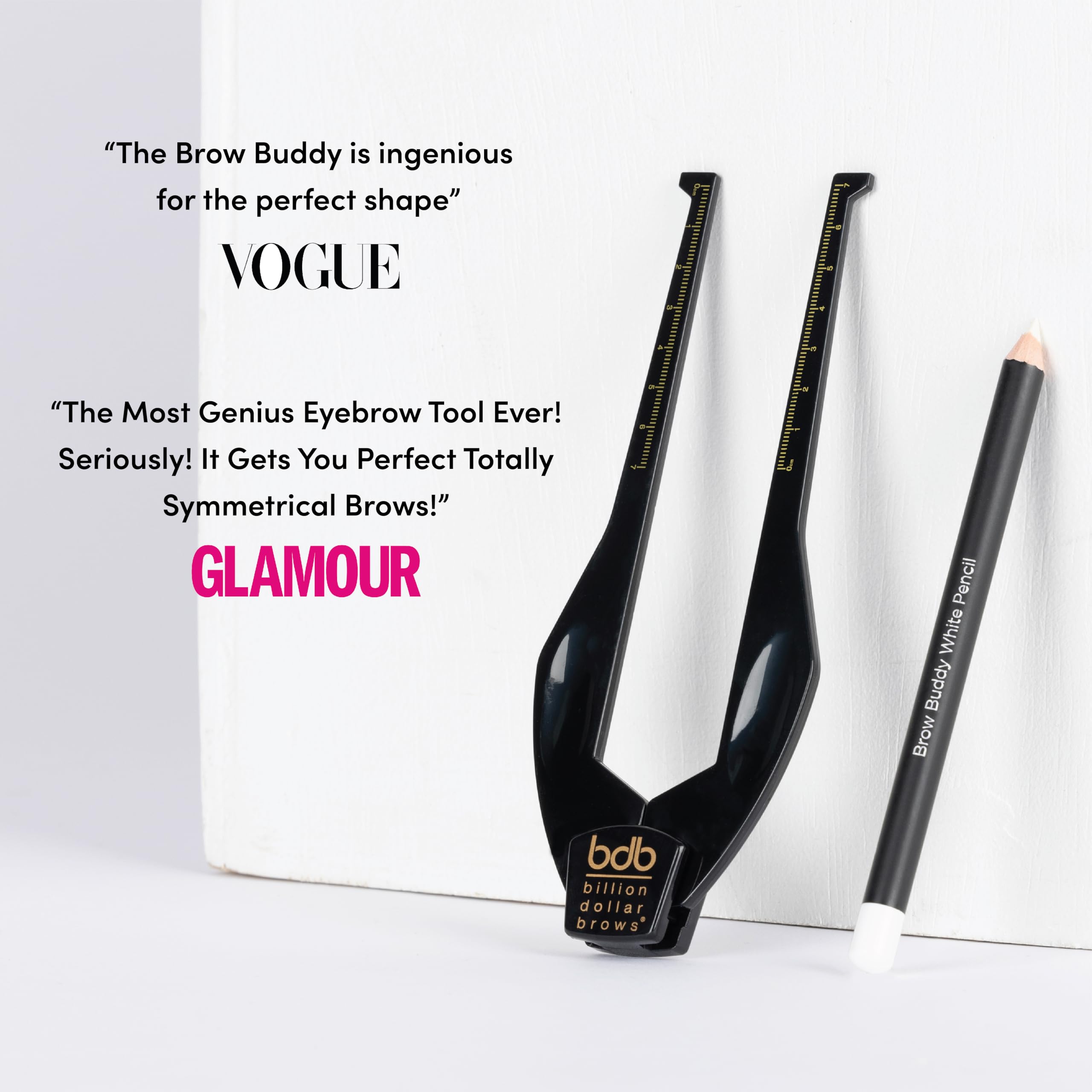 Billion Dollar Brows contour-stencil-sourcils pour une forme uniforme lors de l'épilation.