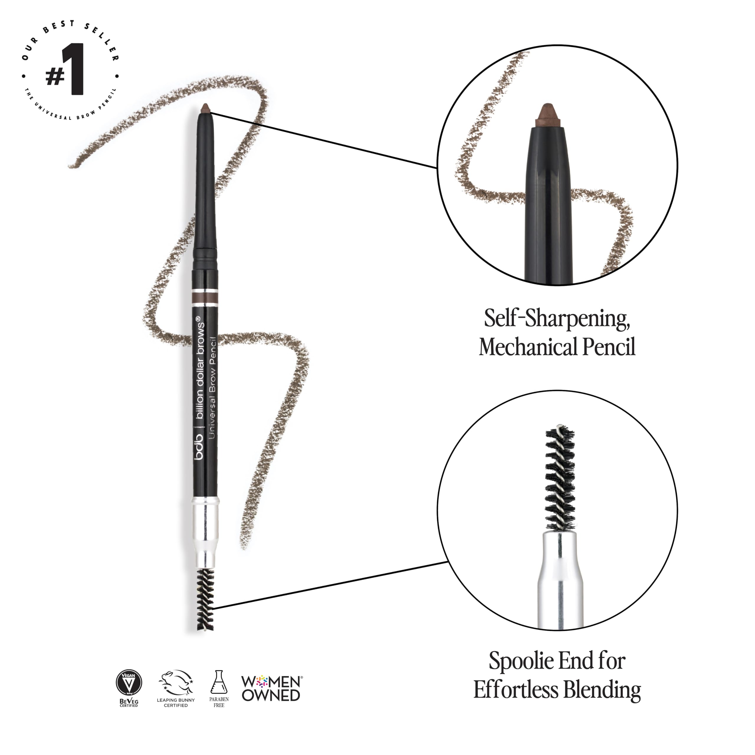 Crayon vegan et cruelty-free de Billion Dollar Brows.