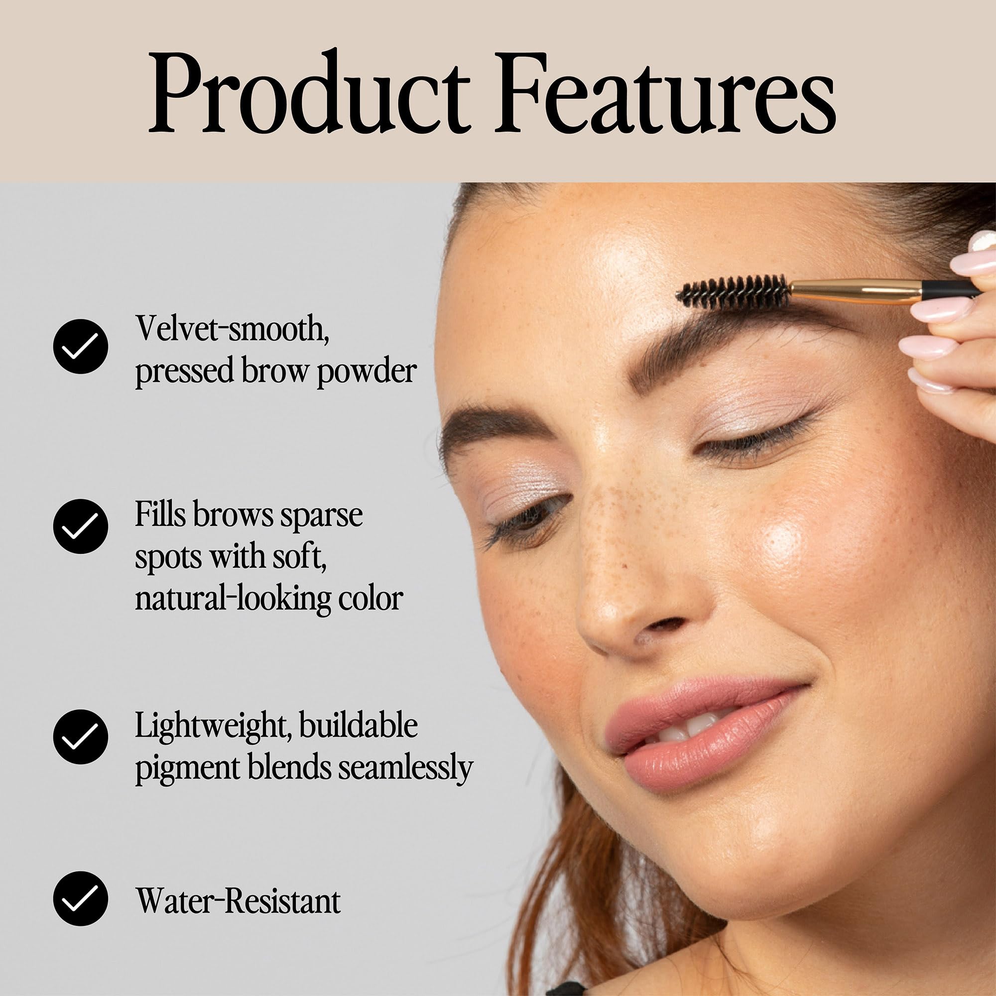 Billion Dollar Brows Poudre Sourcils Brun Clair, texture veloutée qui définit les poils et renforce le regard.