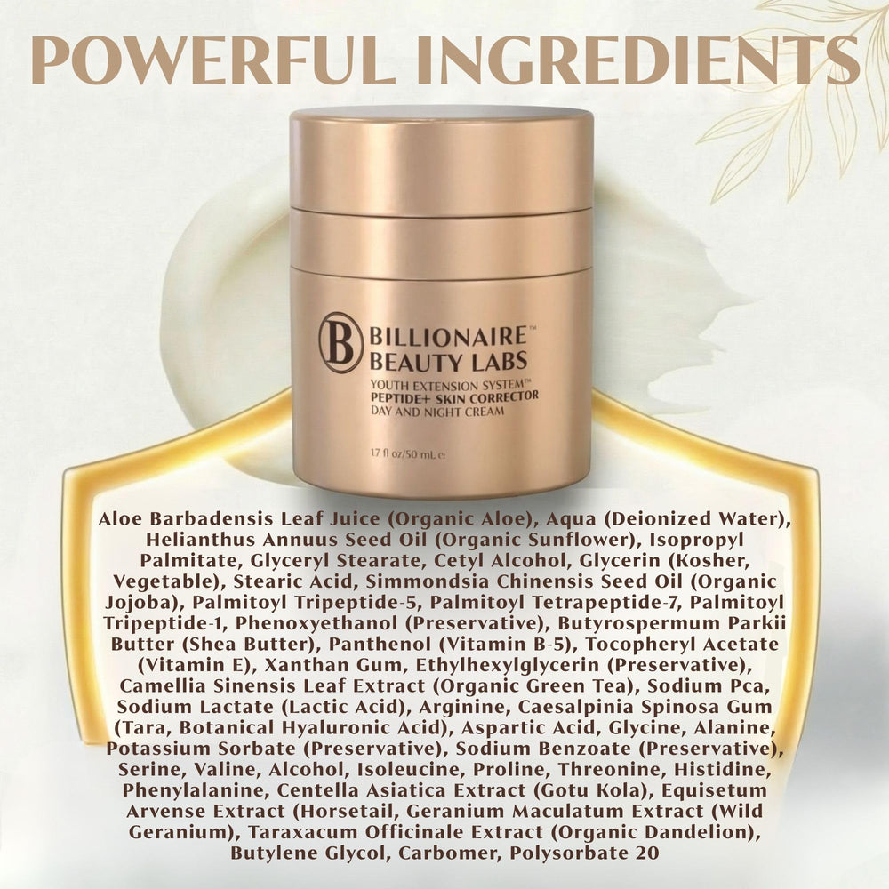 Emballage doux BILLIONAIRE BEAUTY LABS, design pratique et élégant.