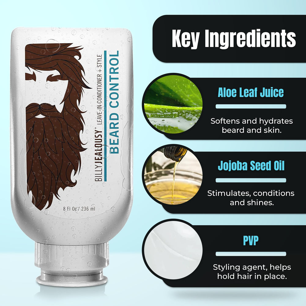 Billy Jealousy Beard Control: application facile pour coiffage discret et rapide.