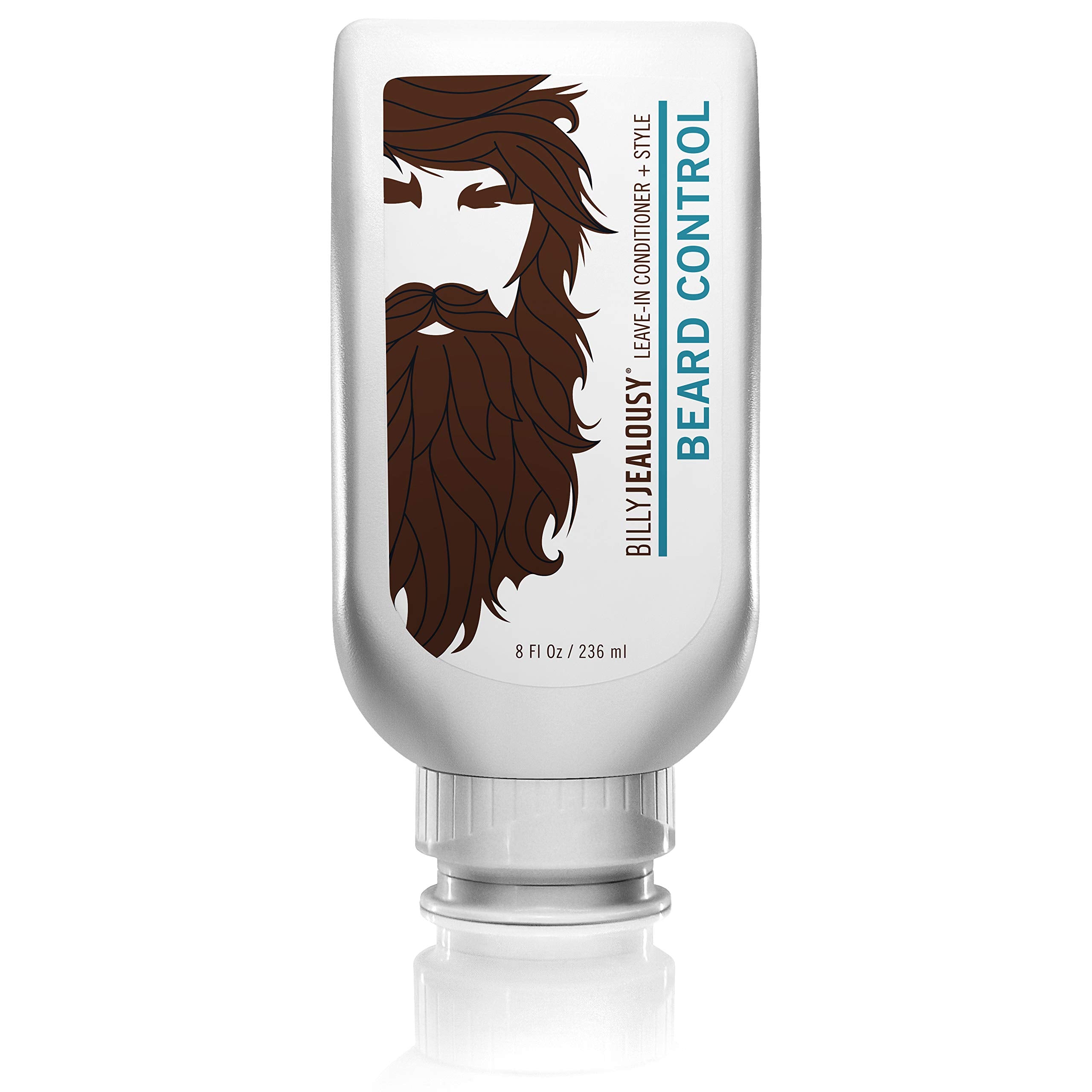 Billy Jealousy Beard Control: bouteille du produit, tenue légère naturelle pour barbe.