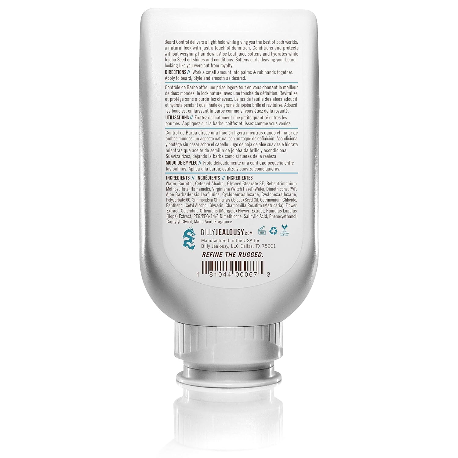 Billy Jealousy Beard Control: parfum boisé et frais évoquant une promenade en forêt.