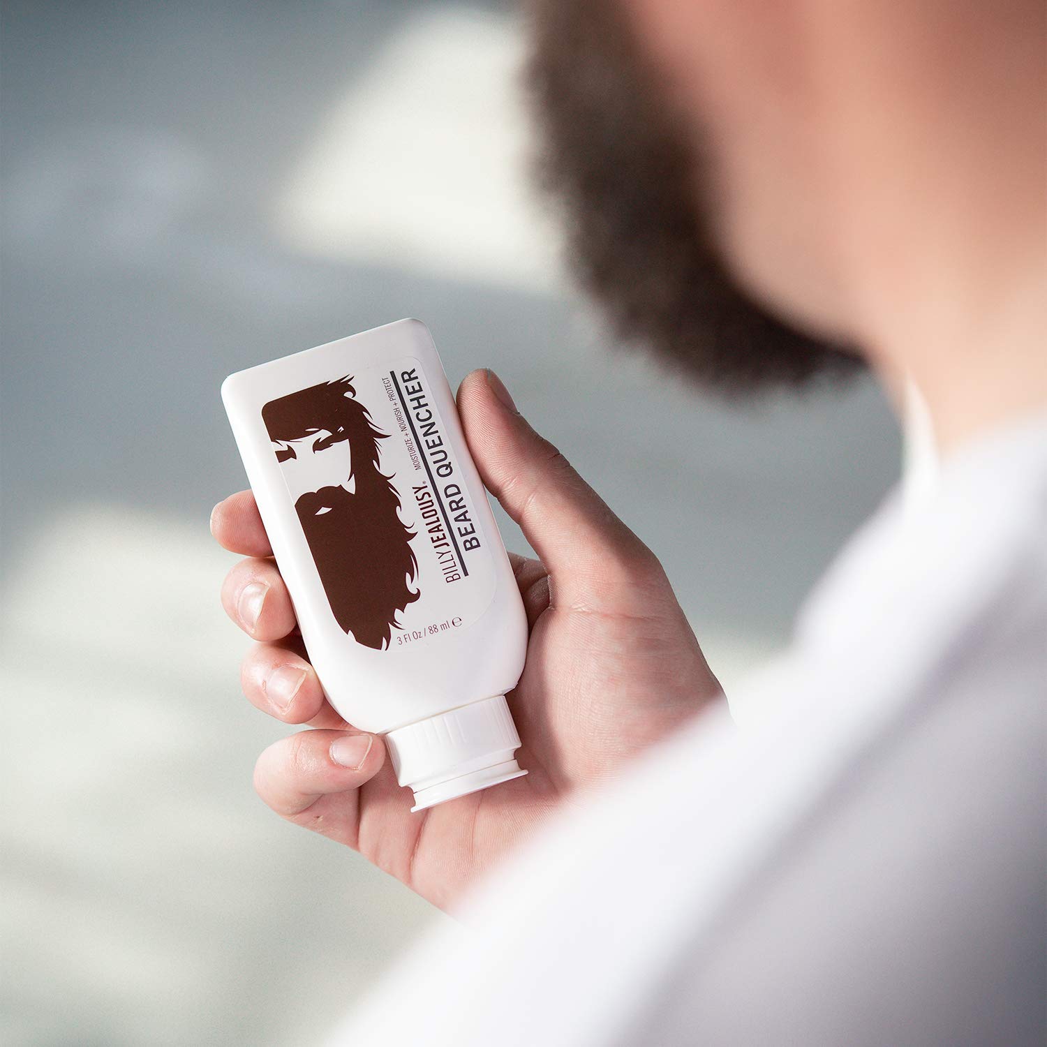Billy Jealousy Beard Quencher – application rapide pour une barbe douce et maîtrisée.
