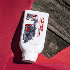 Billy Jealousy Devils Delight : étiquette affichant parfum poivre noir et santal pour une expérience masculine.