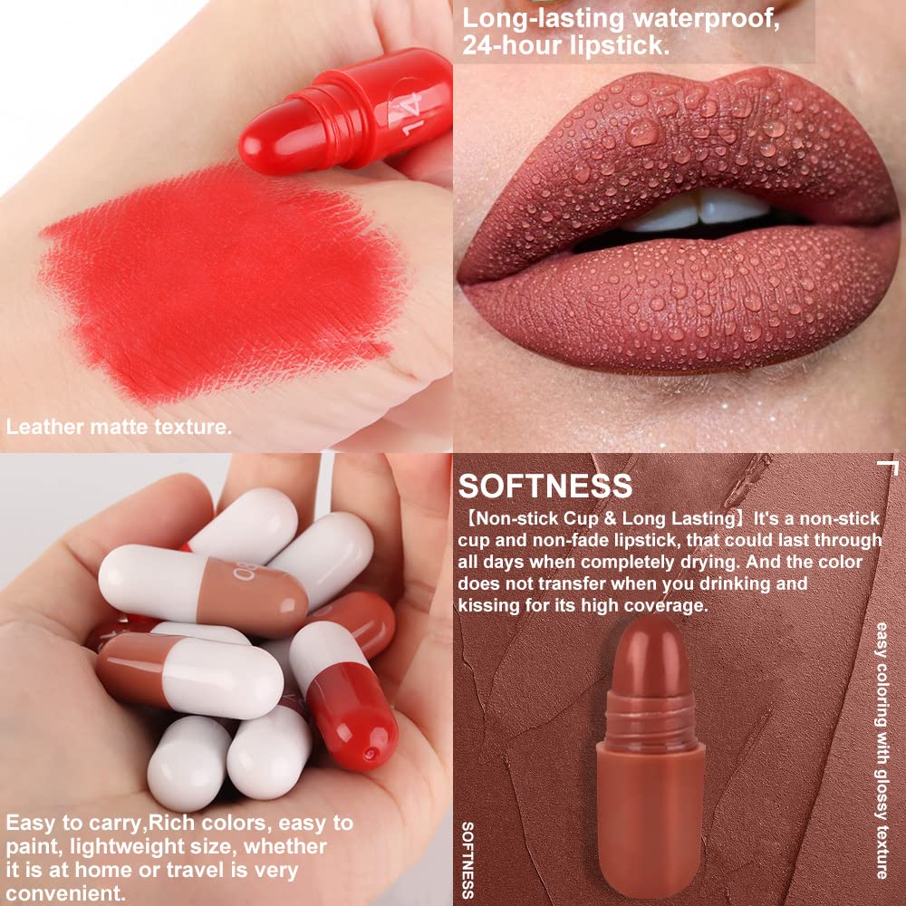 Boîte BINGBRUSH rouge à lèvres mini, pratique pour le sac et retouches rapides