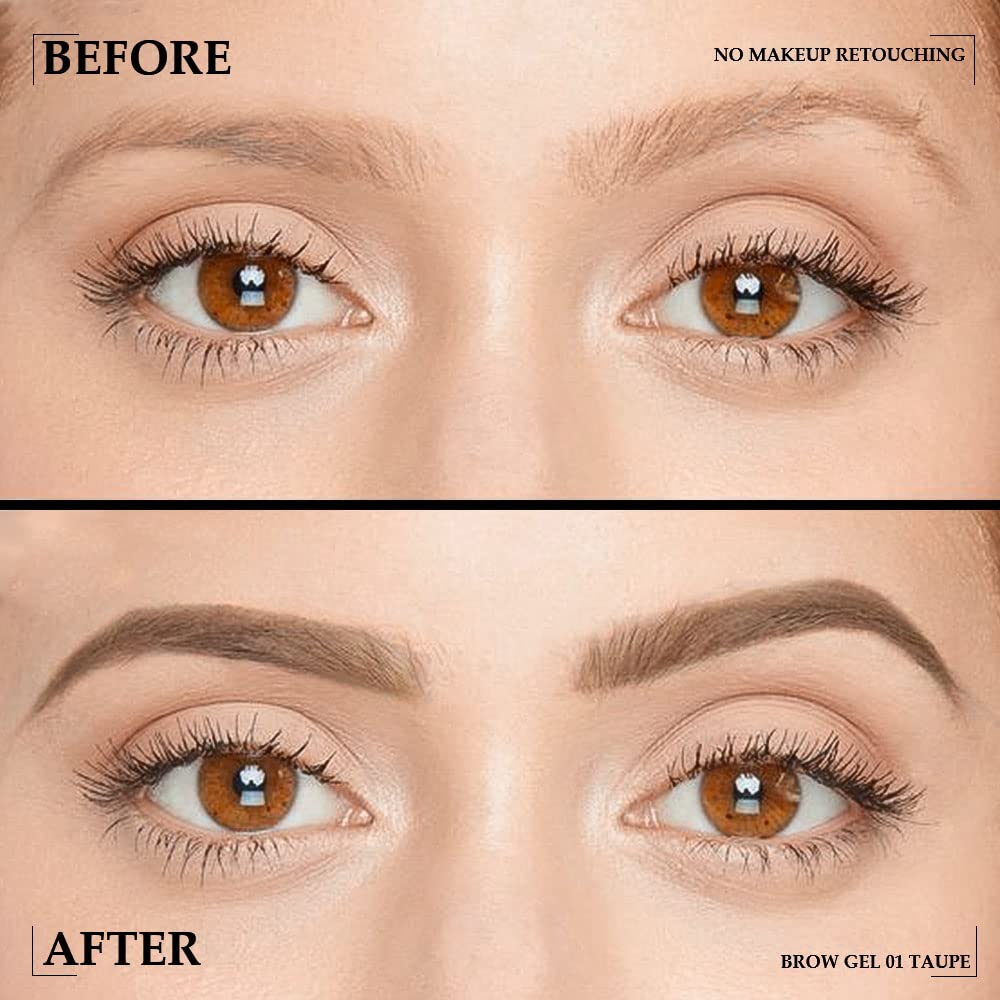 BINGBRUSH densite sourcils, fibres vegetales renforcent la tenue.