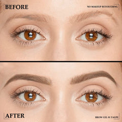 BINGBRUSH densite sourcils, fibres vegetales renforcent la tenue.