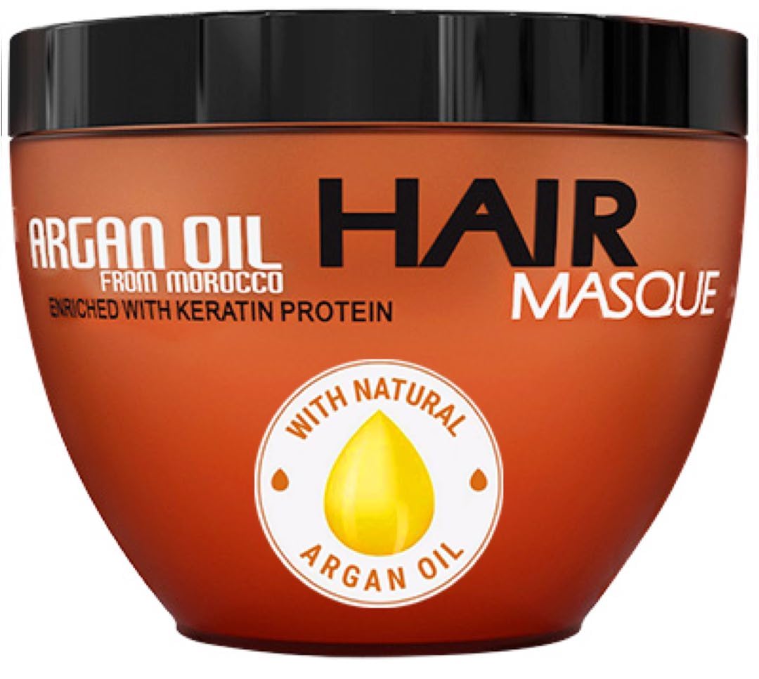 Masque argan marocain Bingo Hair Care nourrissant pour cheveux soyeux.
