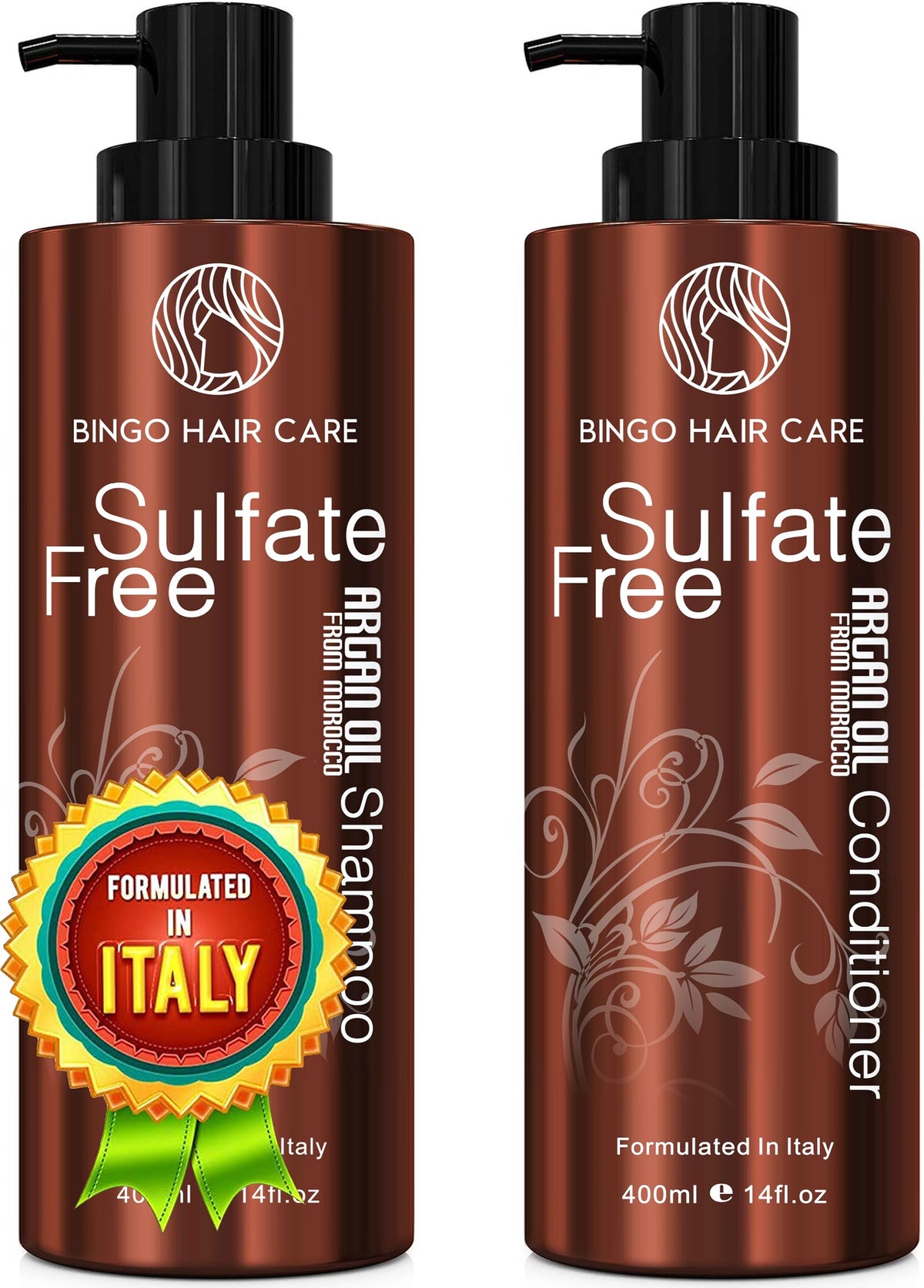 Shampooing Bingo Hair Care argan marocain, bouteille: hydratation en profondeur pour cheveux secs