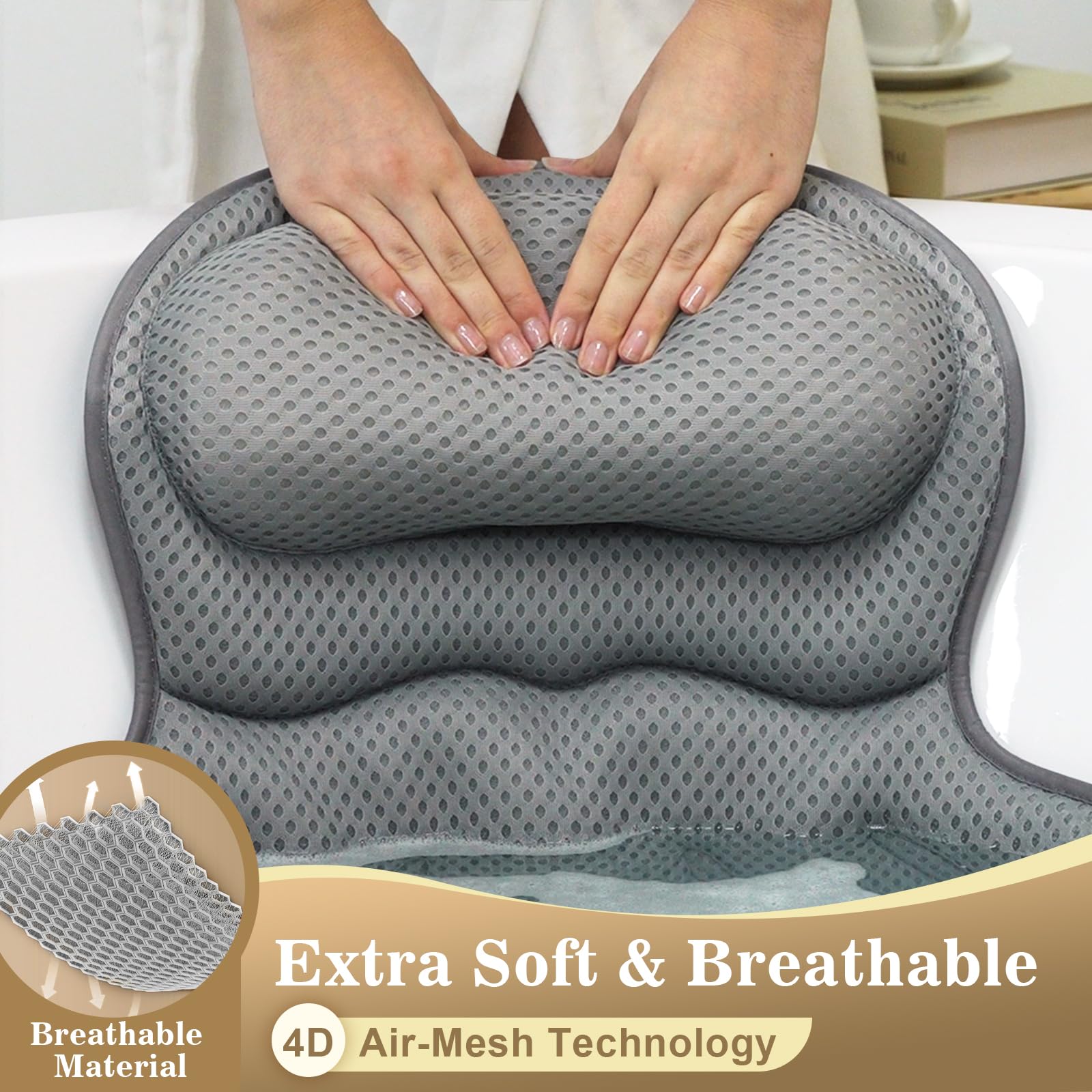Coussin Binobella livré avec un sac de voyage pratique.