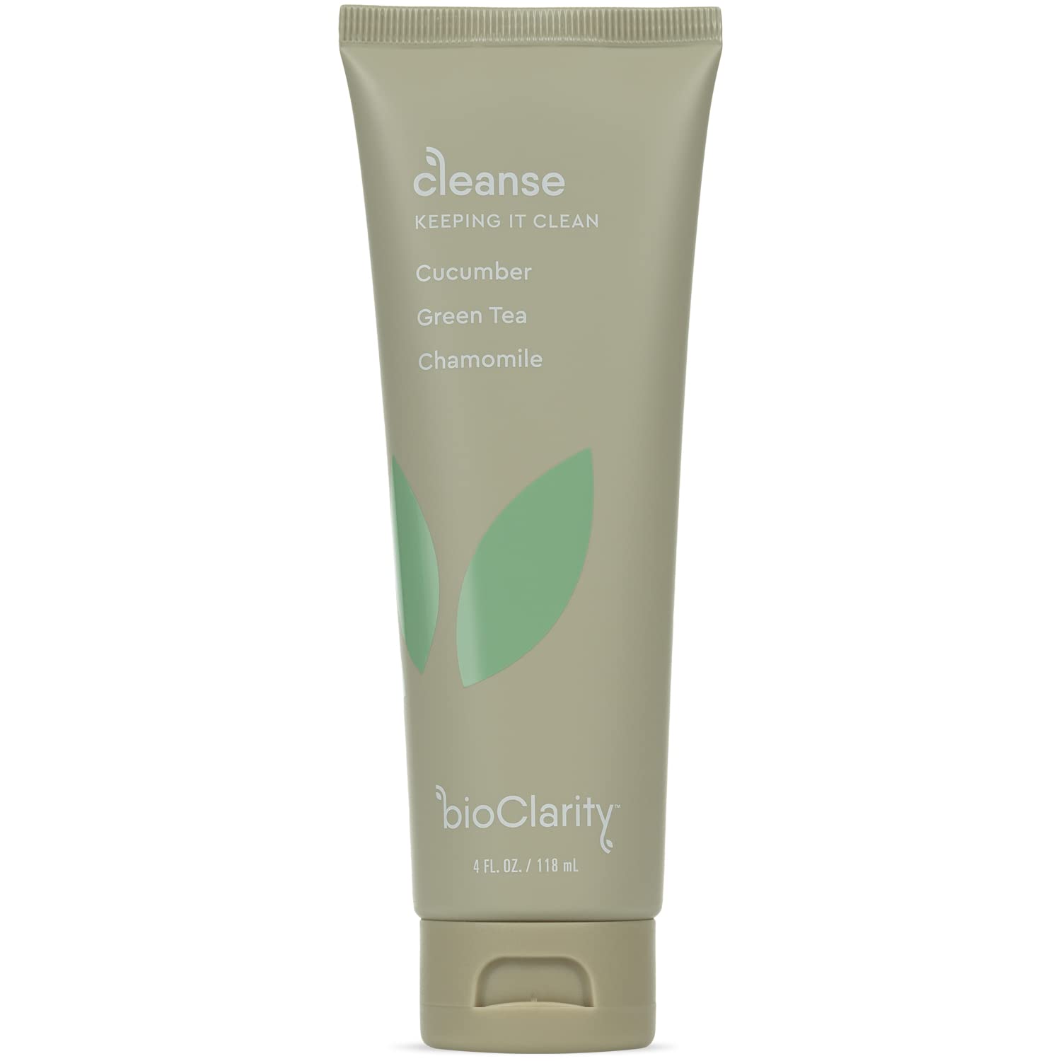 BioClarity lave visage bouteille: nettoyage doux et revitalisant pour peau sensible.