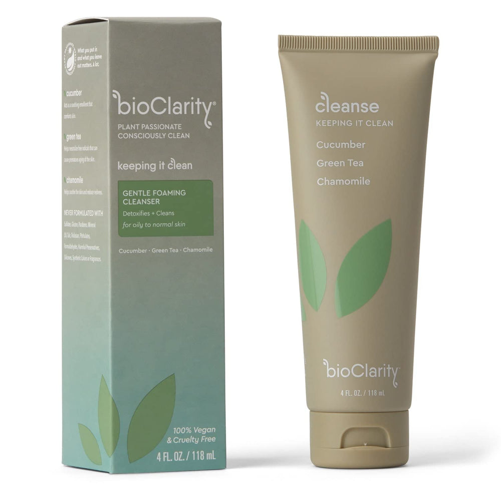BioClarity liste Nope sans toxines: soin pur sans ingrédients agressifs.