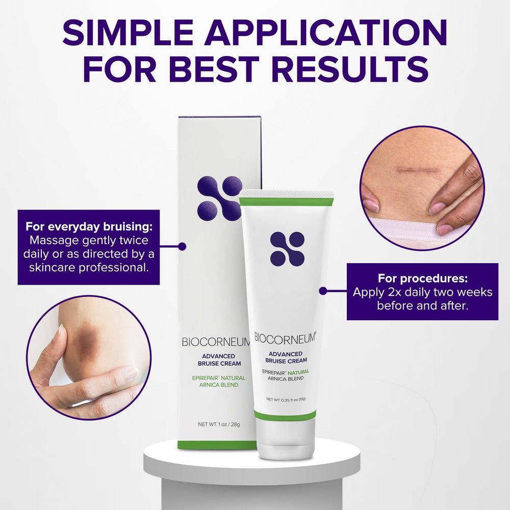 BIOCORNEUM Crème Format compact 1oz — emballage pratique pour transport.