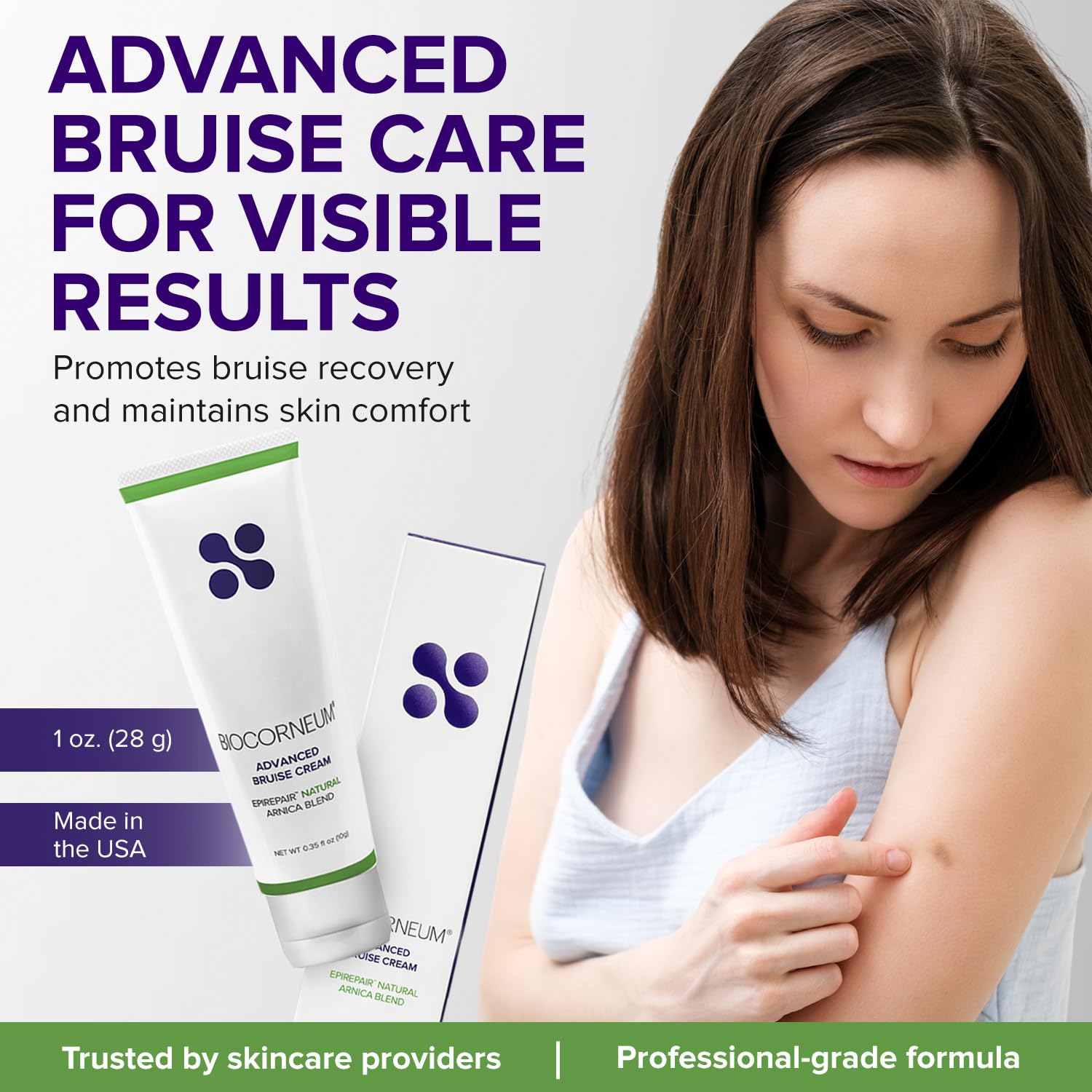 BIOCORNEUM Crème Vitamine K — apaise les rougeurs et soutient l’apparence de la peau.