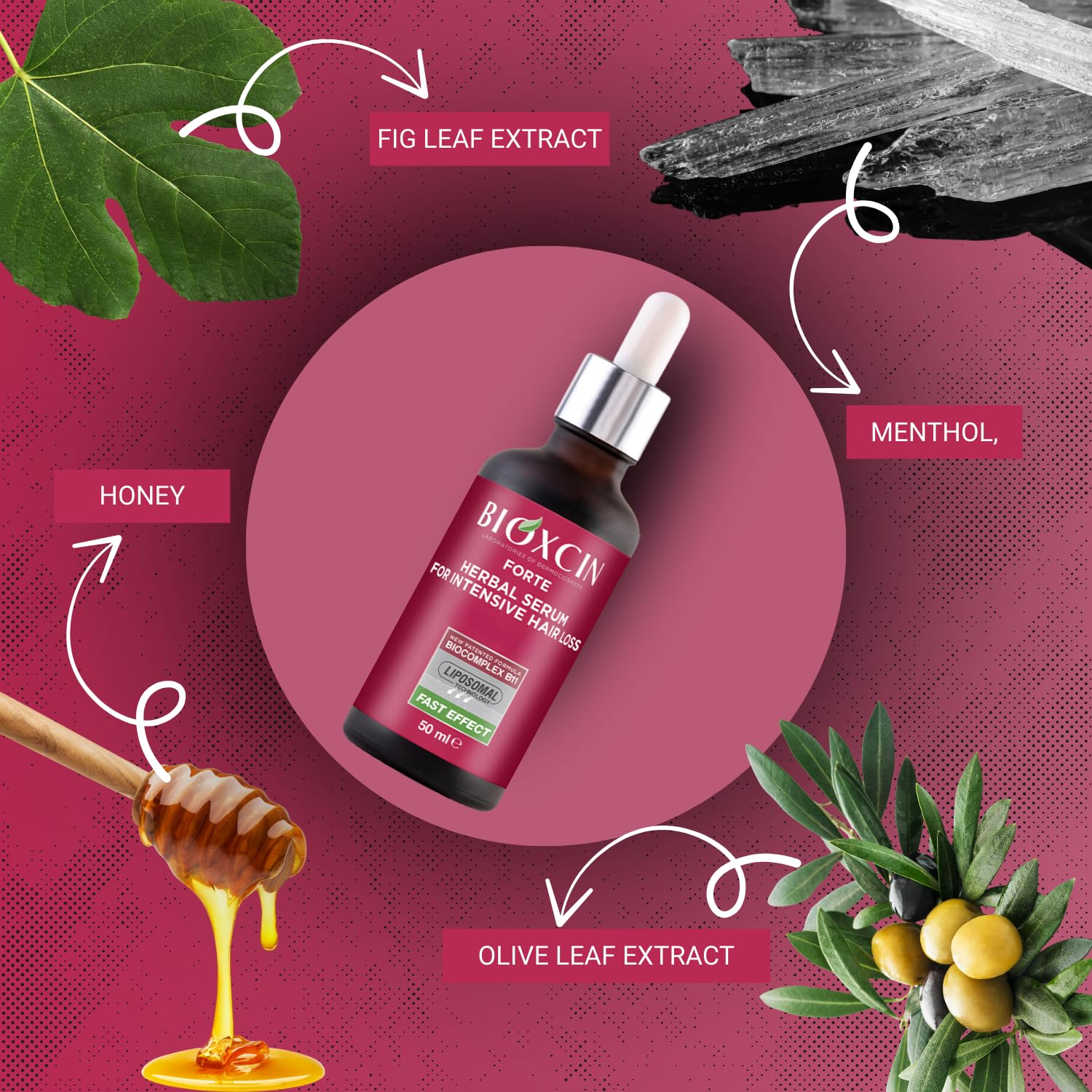 BIOXCIN BioComplex B11: ingrédients nourrissants pour le cuir chevelu.