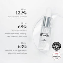 Texture soyeuse du serum EGF de Bioeffect pour pénétration rapide