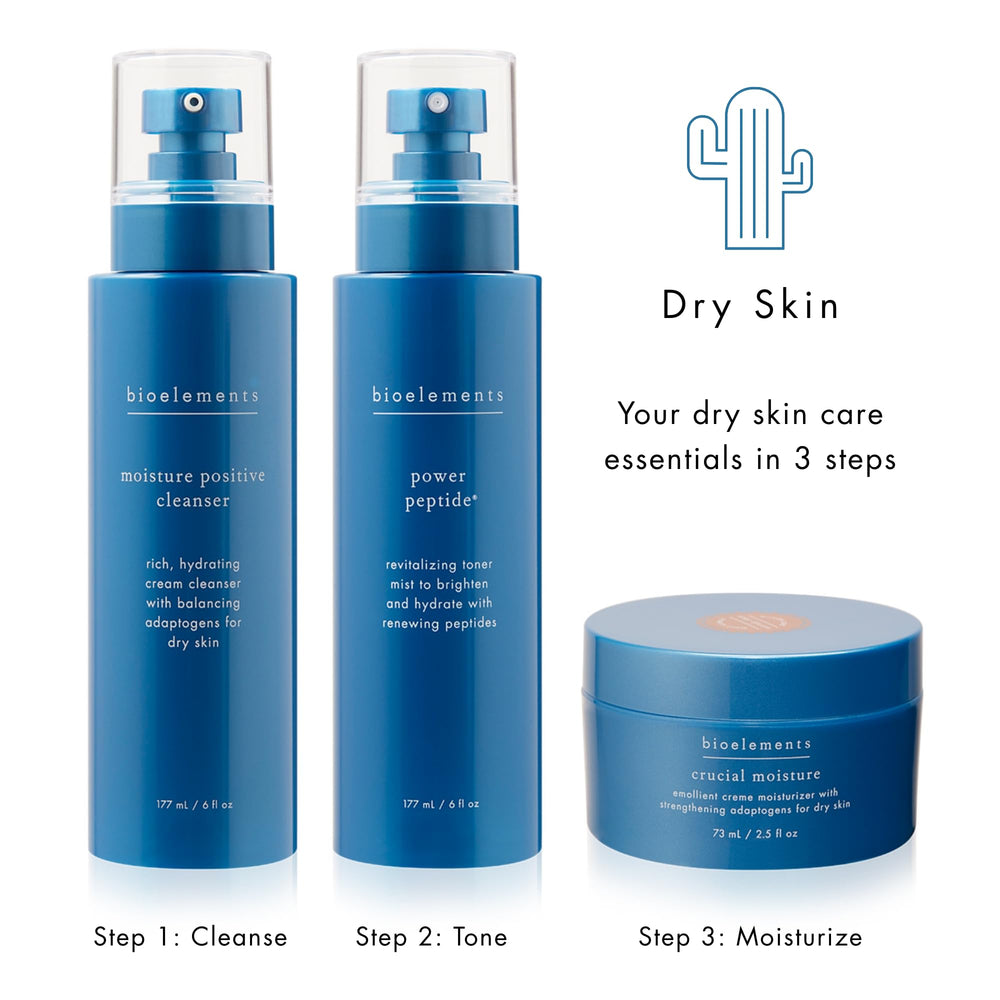 Vegan sans gluten Bioelements Crucial Moisture pour routine responsable