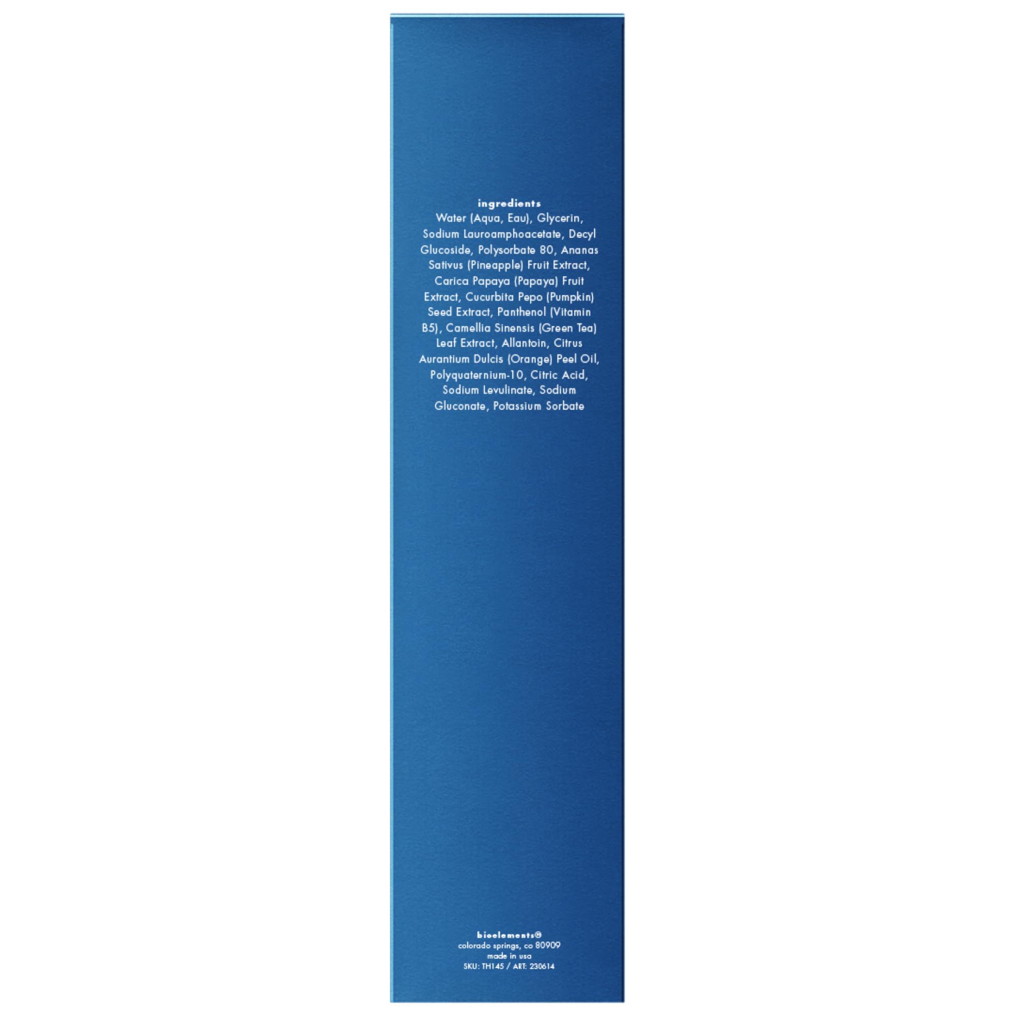 Bioelements Flash Foam Cleanser, mousse légère exfoliante pour peau éclatante.