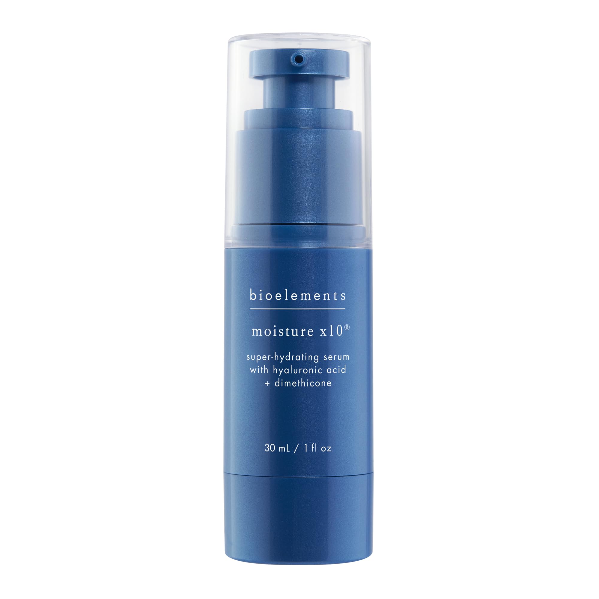 Bioelements Hydratation x10 flacon, hydratation rapide pour peau sèche.