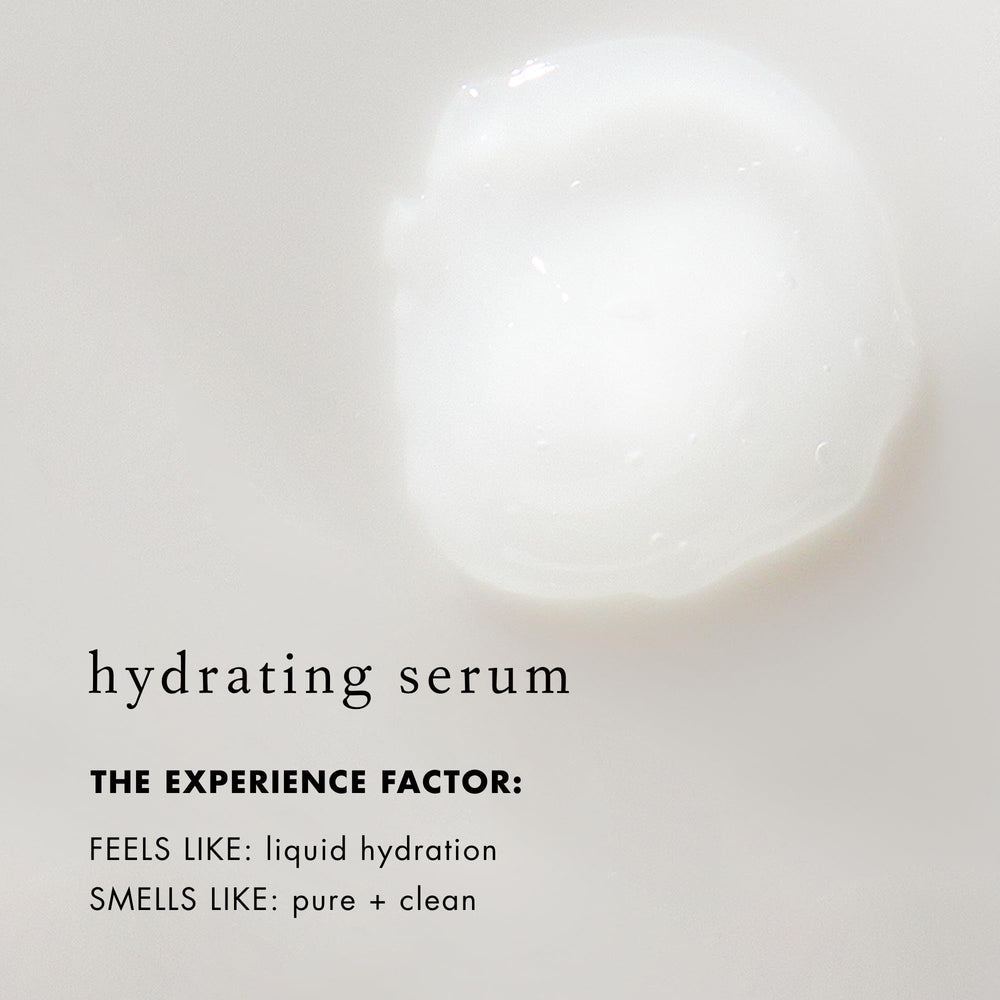 Bioelements Hydratation x10 texture liquide, sensation légère et rafraîchissante.