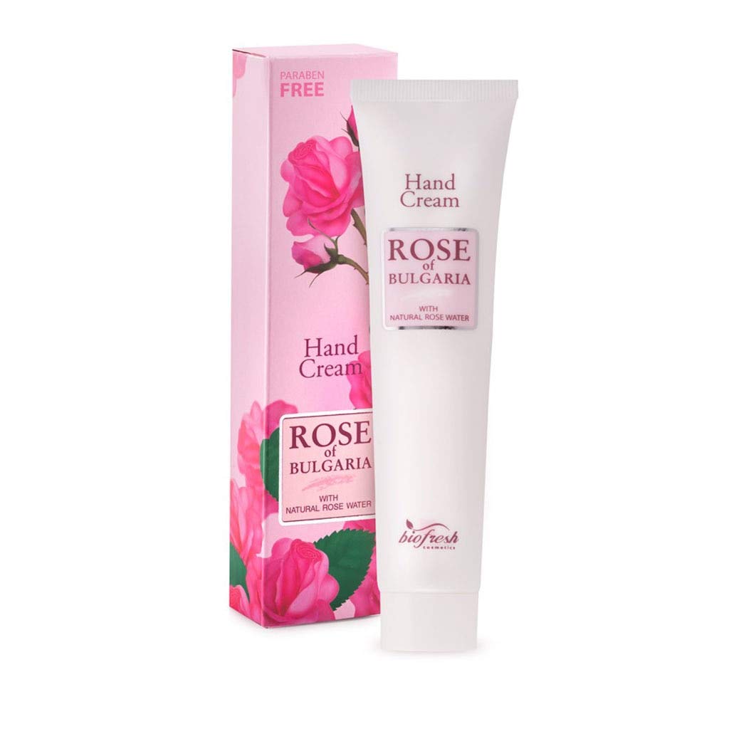 Biofresh Crème main à la rose bulgare — hydratation durable et douceur.