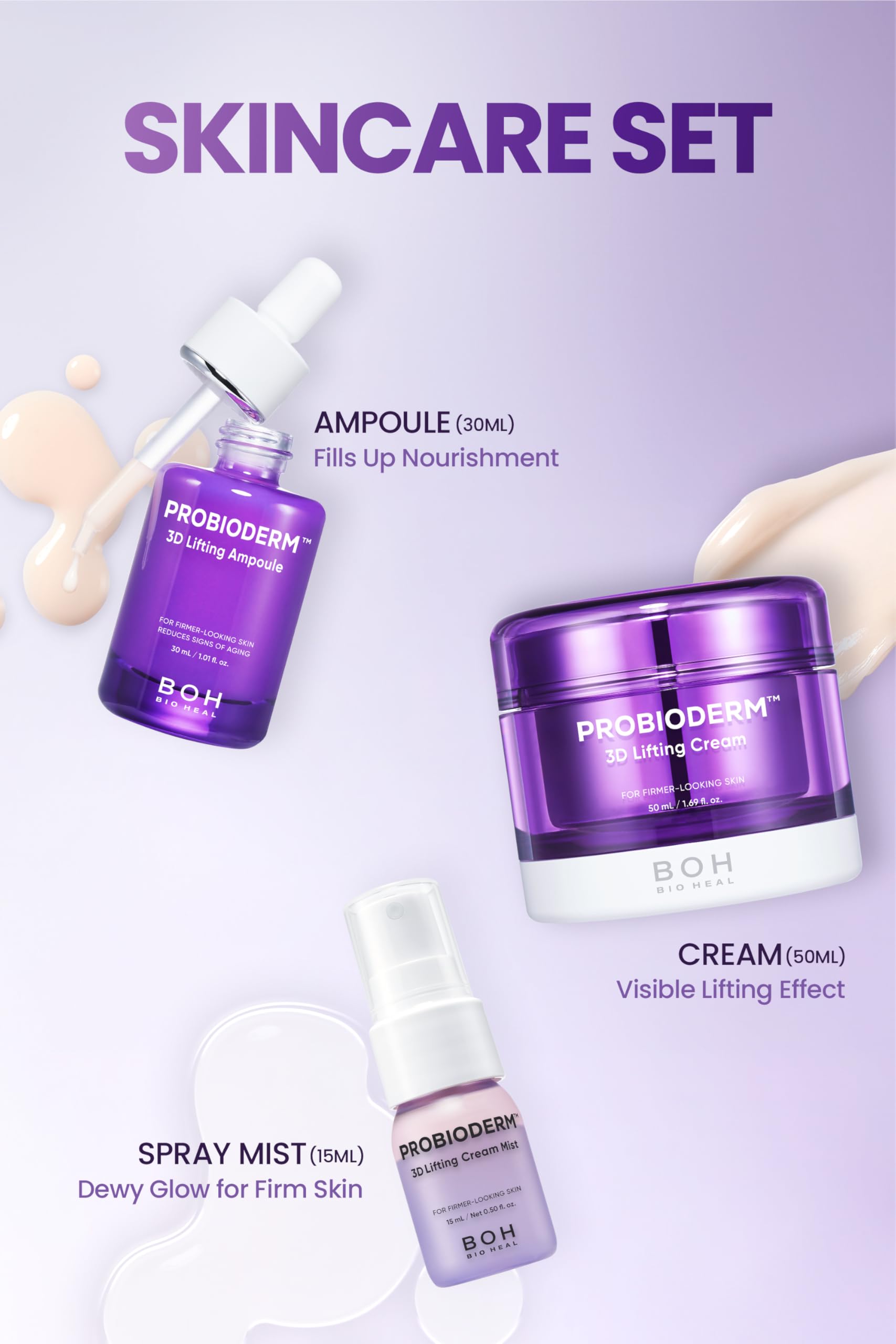 BIOHEAL BOH Probioderm 3D Lifting sérum-visage: texture légère et repulpante