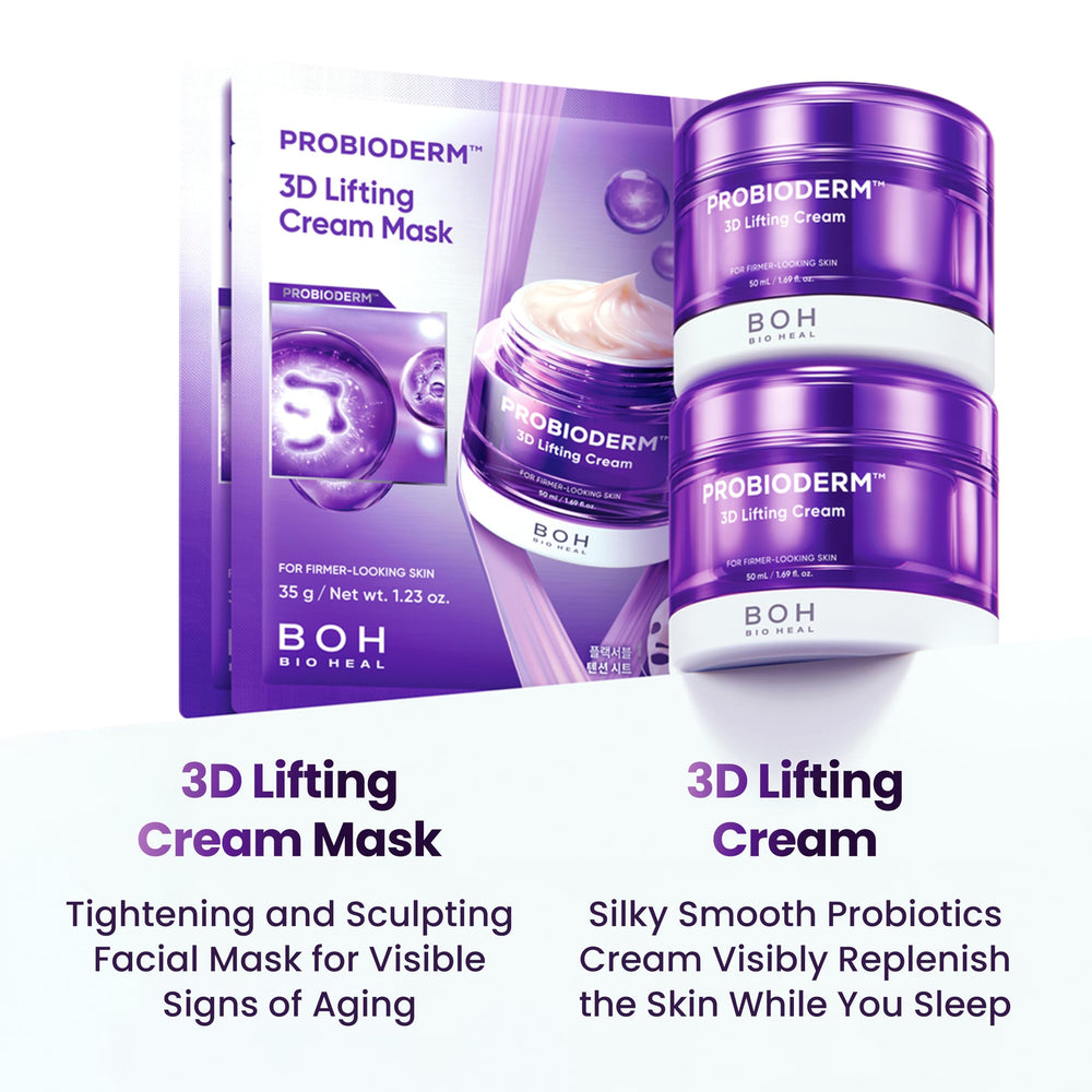 Bioheal Boh ProBioDerm crème texture satinée, application douce et absorption rapide.