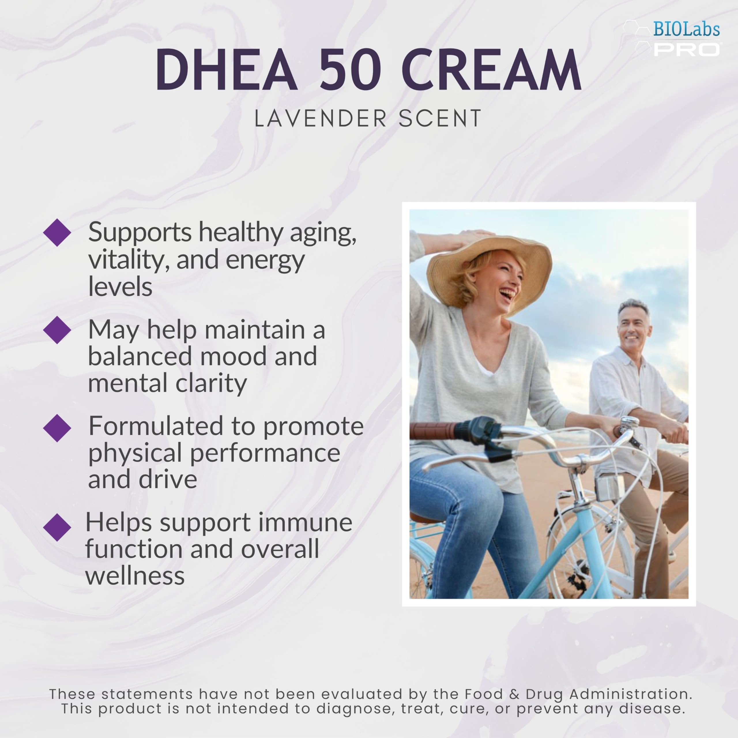 Texture crème légère et absorption rapide BIOLABS PRO DHEA.
