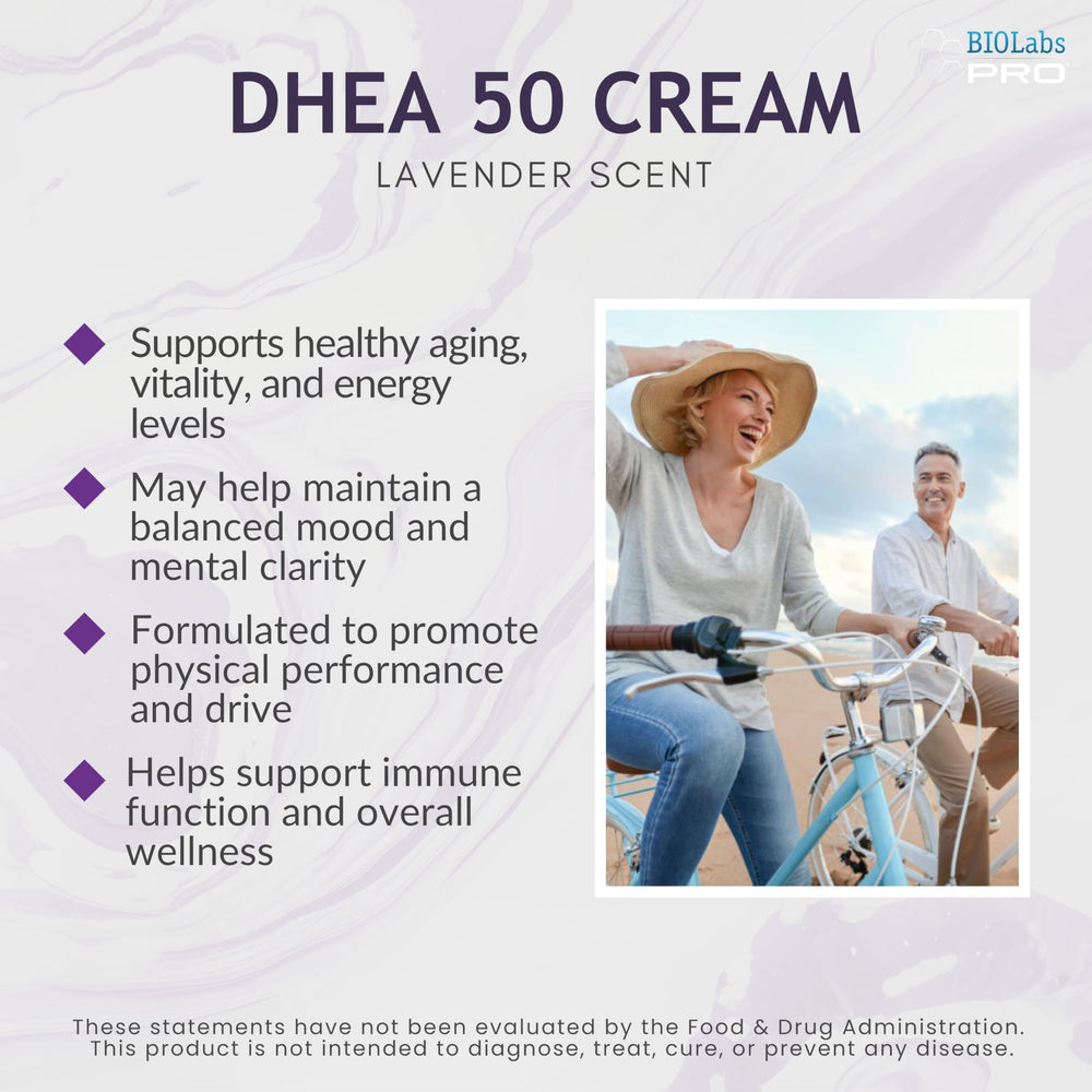 Texture crème légère et absorption rapide BIOLABS PRO DHEA.