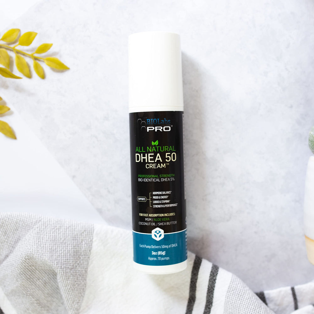 Biolabs Pro DHEA Cream — usage quotidien simple.