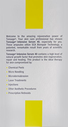 Biopelle Tensage Sérum 40 soin visage post-procédure pour routine beauté.
