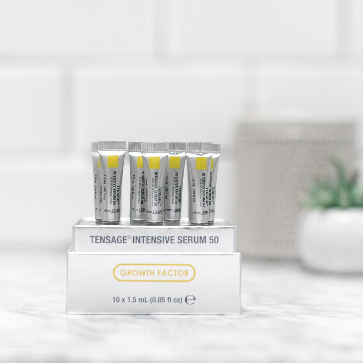 Biopelle Tensage Sérum Visage Emballage élégant: présentation premium et pratique.