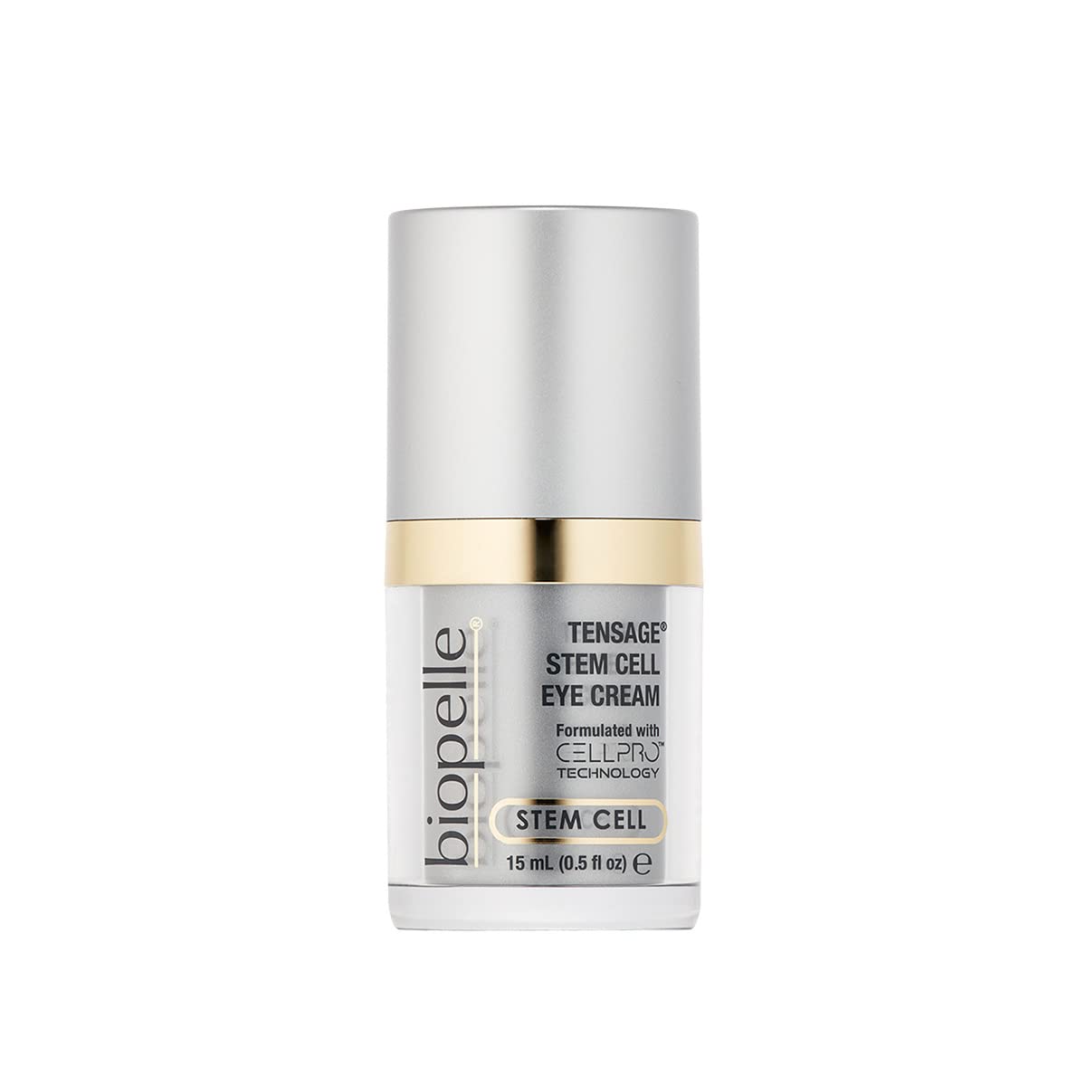 Biopelle Tensage Stem Cell Crème Contour des Yeux – flacon élégant pour le soin des yeux